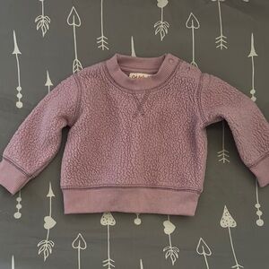 Plush Lavender Toddler Crewneck Sweatshirt